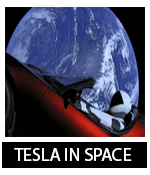 Tesla send a Roadster into the space